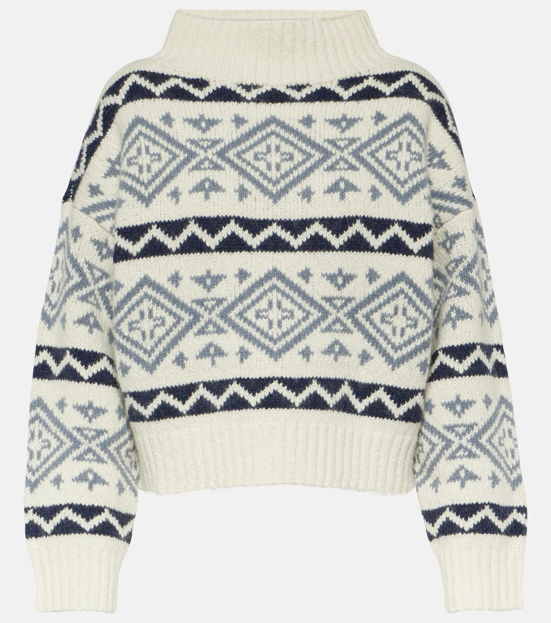 Polo Ralph Lauren - Intarsia wool and cotton-blend sweater