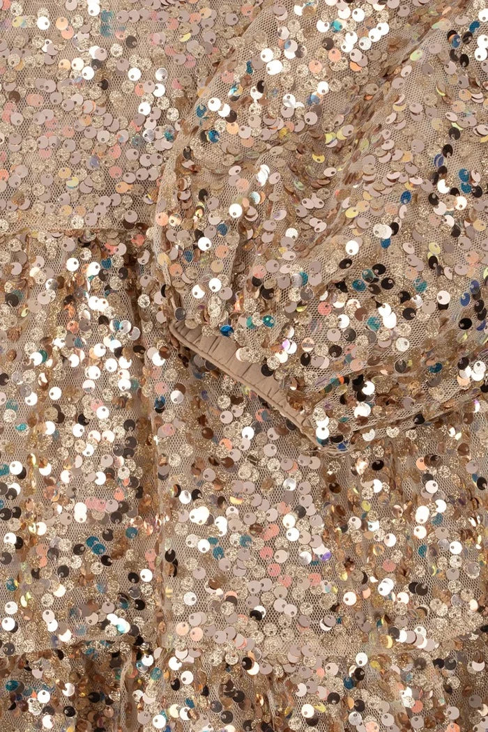 Konges Sløjd LILA SEQUINS BOW DRESS Çocuk Elbisesi