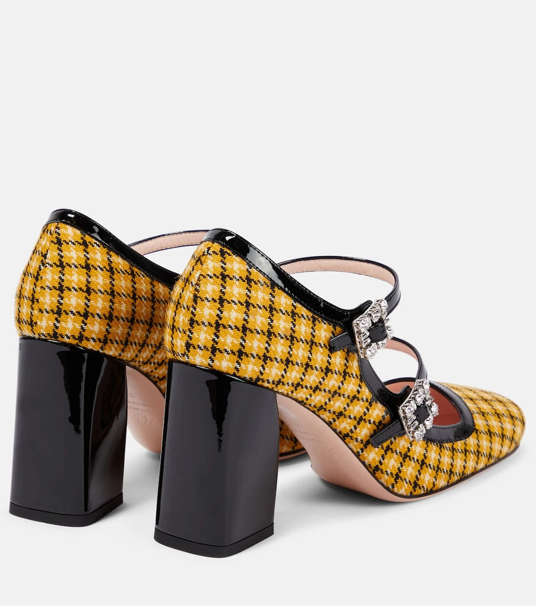 Roger Vivier - Très Vivier Babies tweed checked pumps