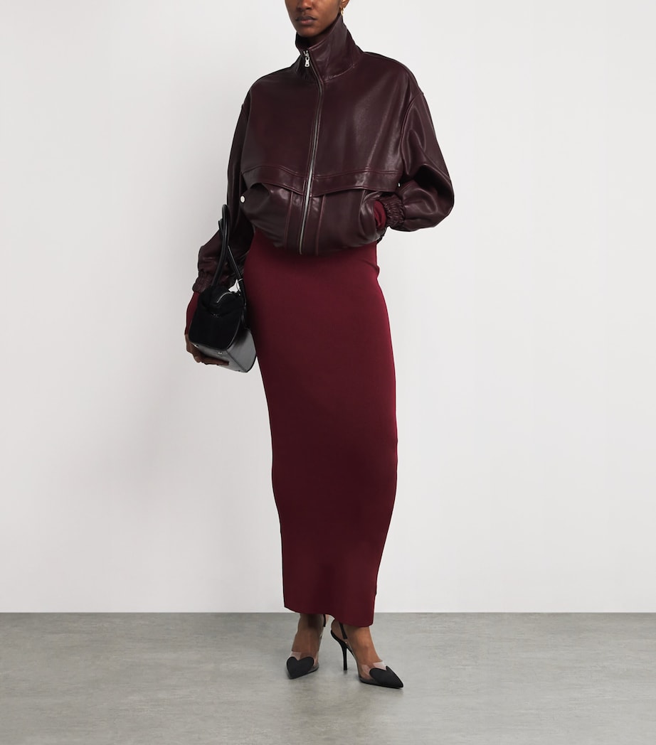 Alaïa Black Suede Coeur Slingback Pumps 90