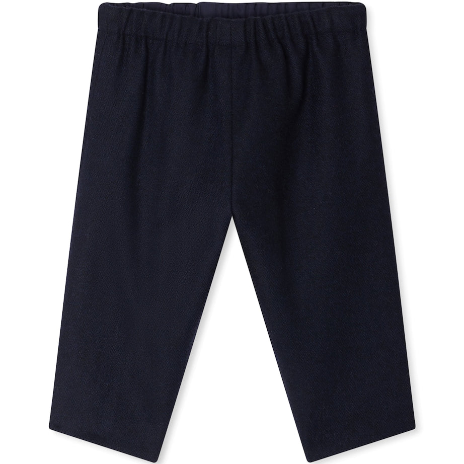 Wool-Blend Tweed Elasticated Trousers (6-18 Months)