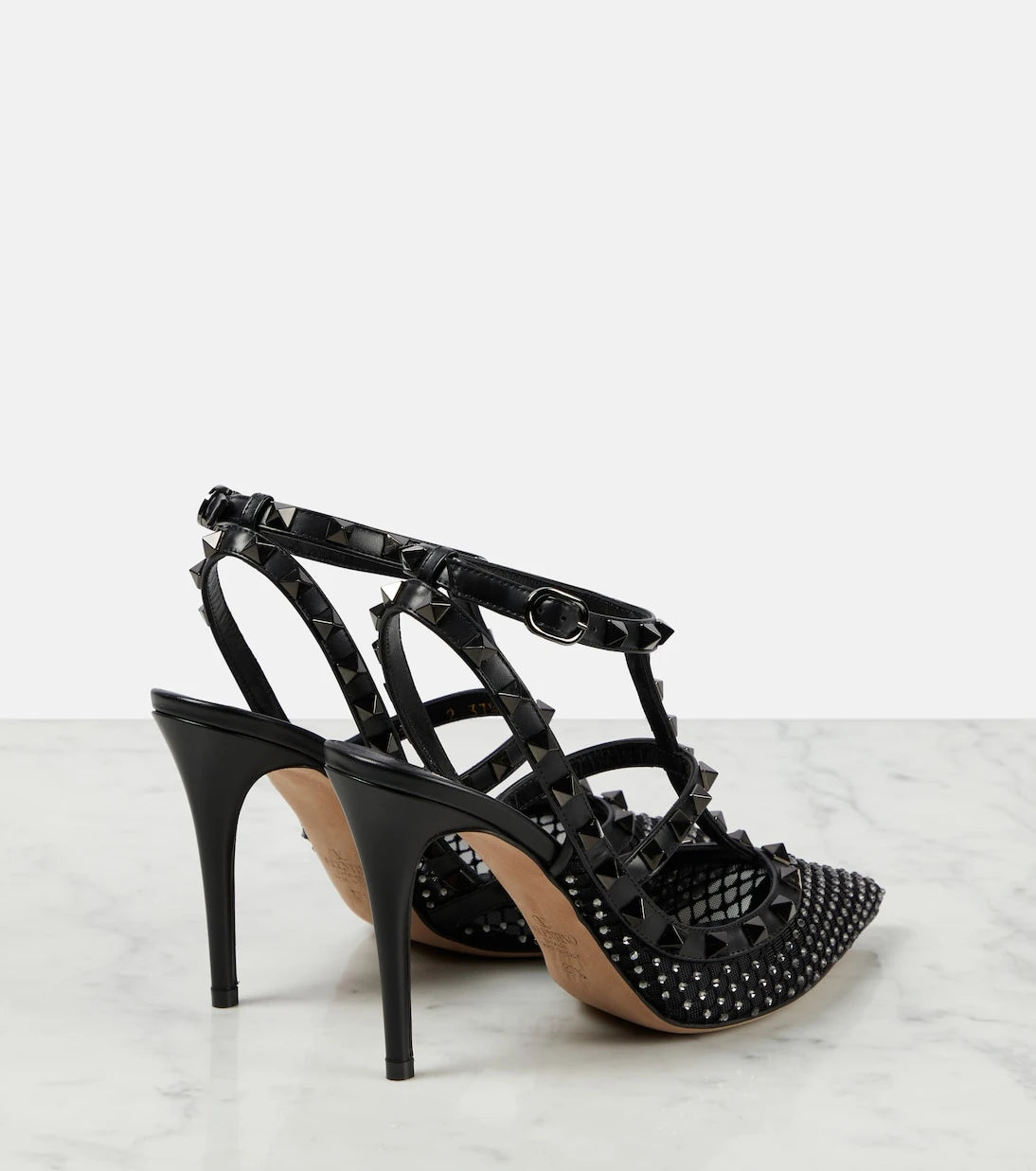 Valentino Garavani - Rockstud 100 leather pumps