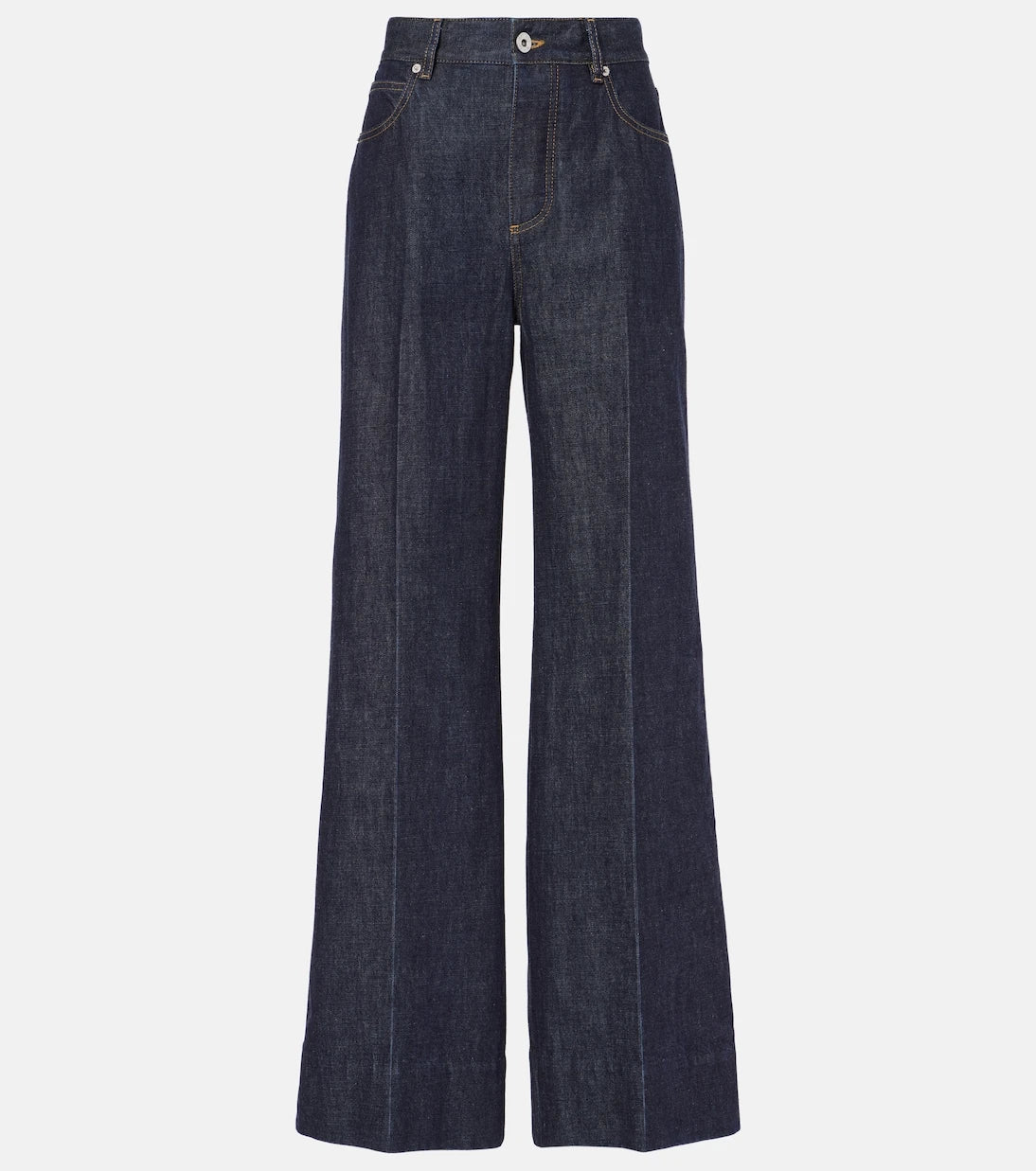 Bottega Veneta - High-rise wide-leg jeans