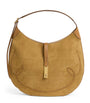 Medium Suede ID Shoulder Bag