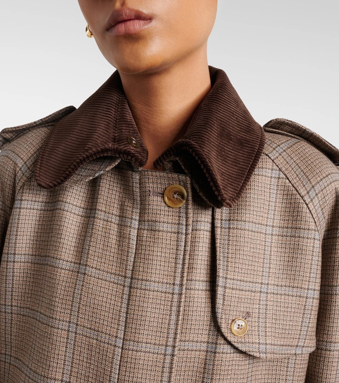 Blazé Milano - Chausie checked virgin wool jacket
