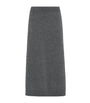 Cashmere Double-Knit Midi Skirt