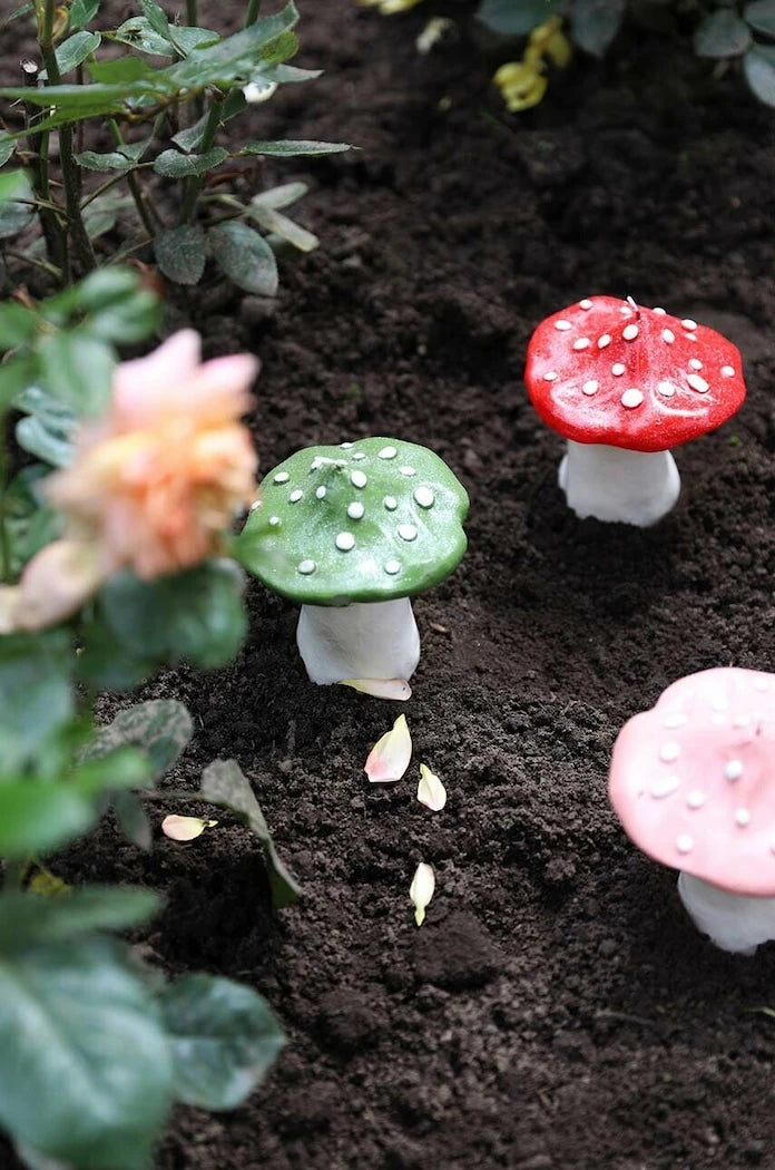 Декоративна свещ &k amsterdam Mushroom Dots