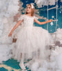 Tutu Du Monde Ivory Tulle Embellished Calliope Dress (12 Years)