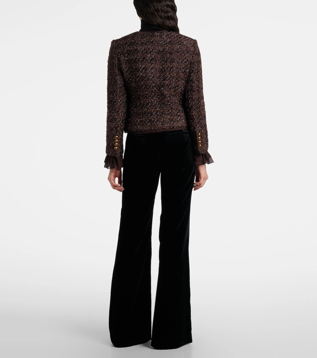 Veronica Beard - Audrina metallic tweed jacket