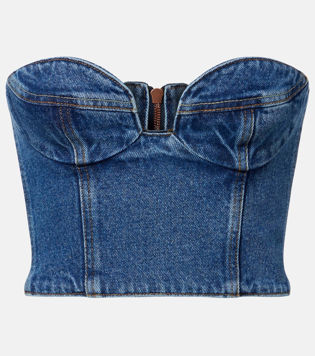 Magda Butrym - Denim bustier top