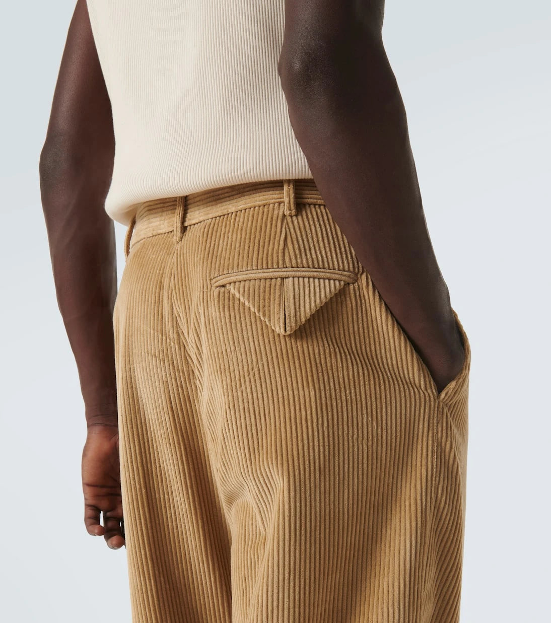 Bottega Veneta - Cotton corduroy straight pants