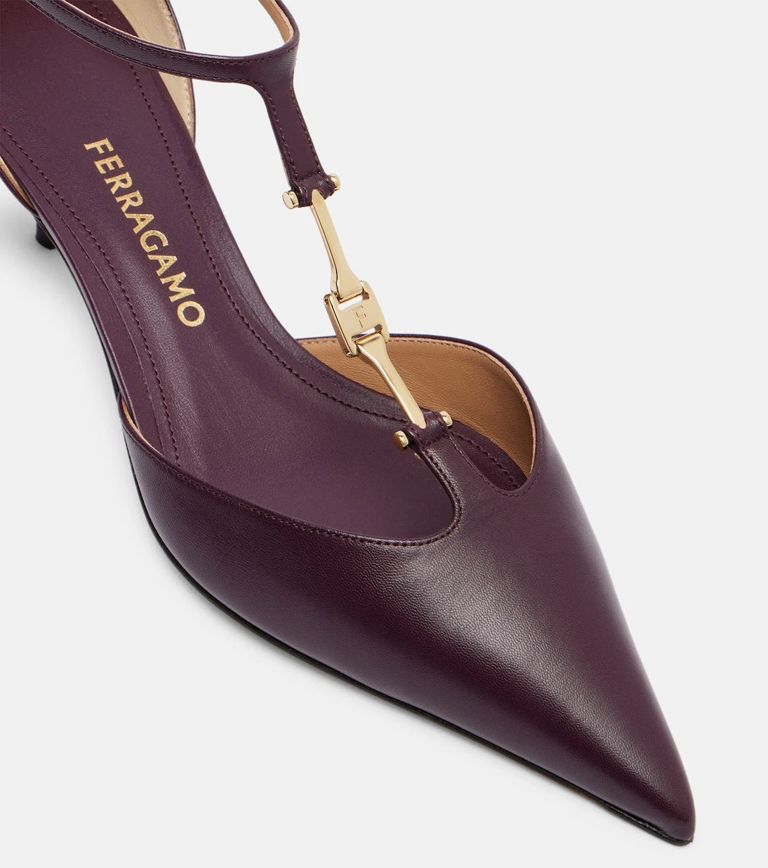 Ferragamo - Traci 40 leather pumps