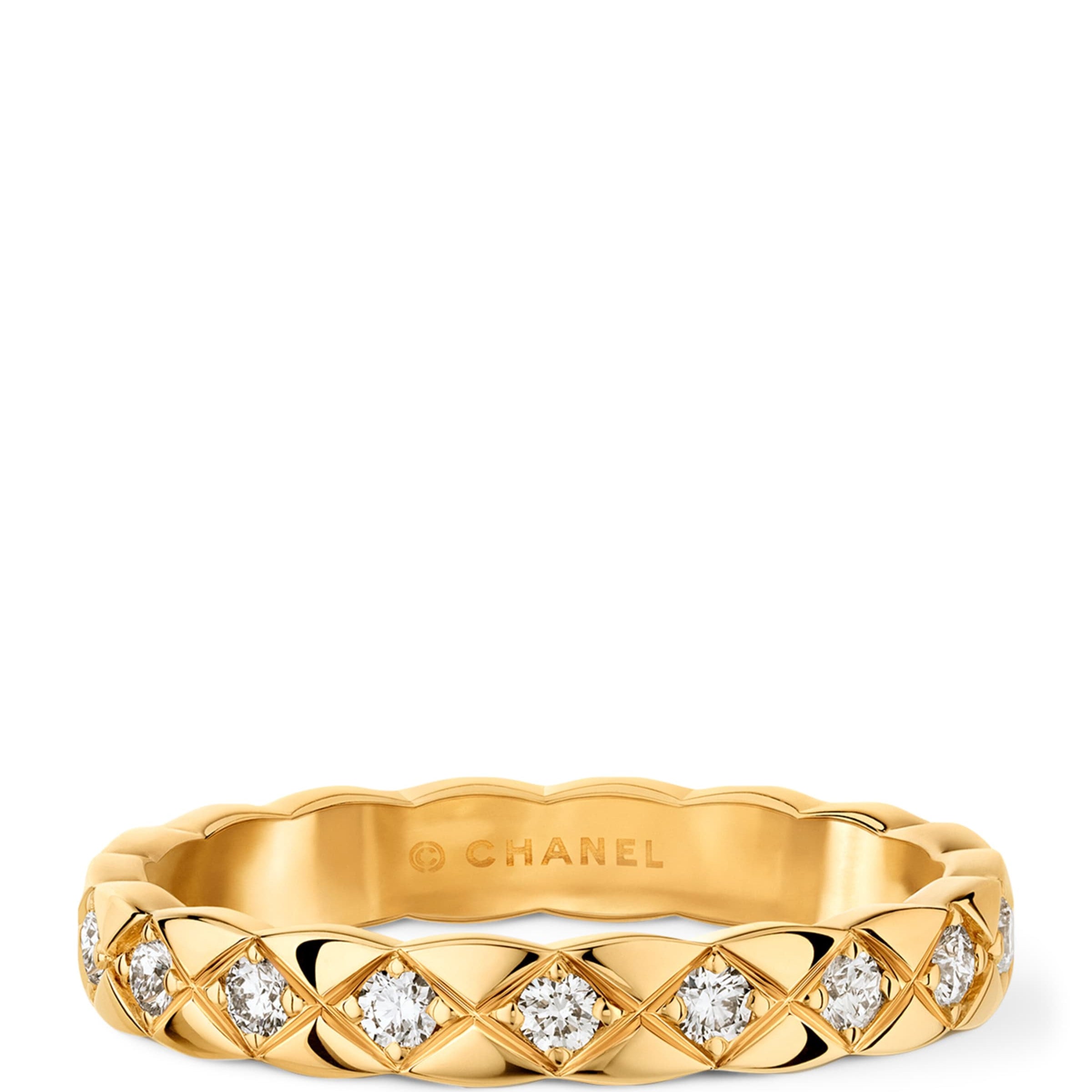Yellow Gold and Diamond Coco Crush Ring