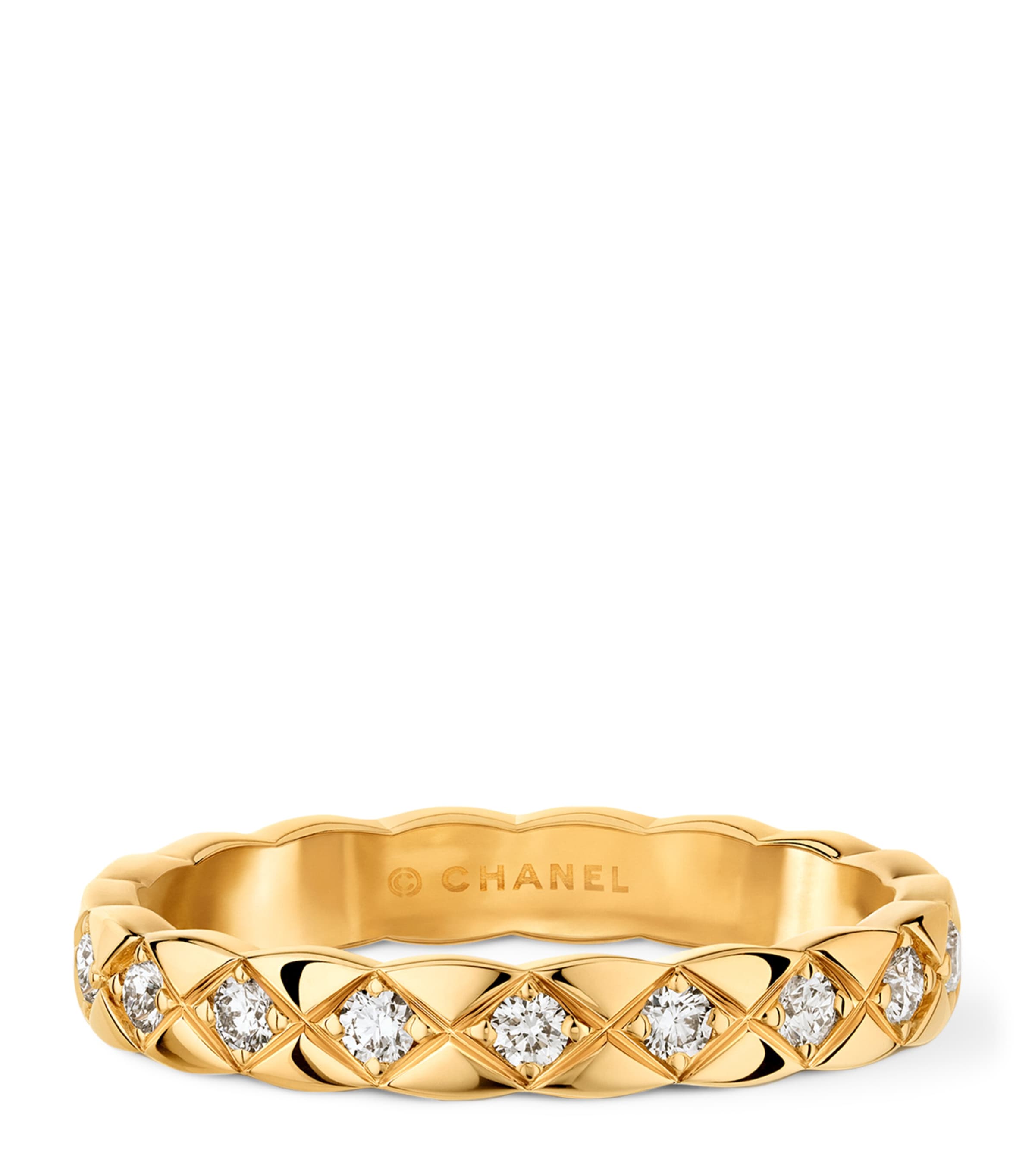 Yellow Gold and Diamond Coco Crush Ring