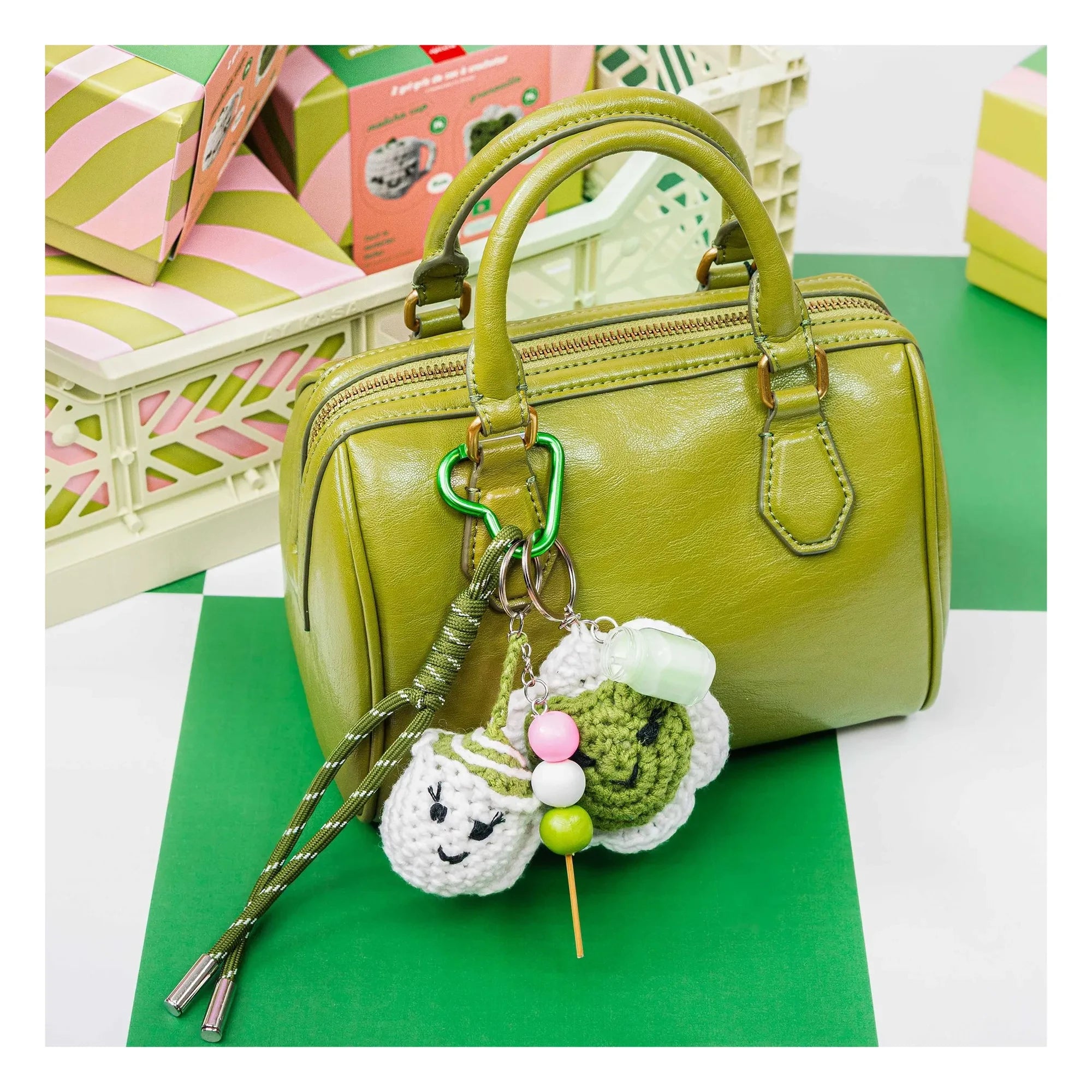 La Petite Épicerie - Crochet charm kit - Matcha Club