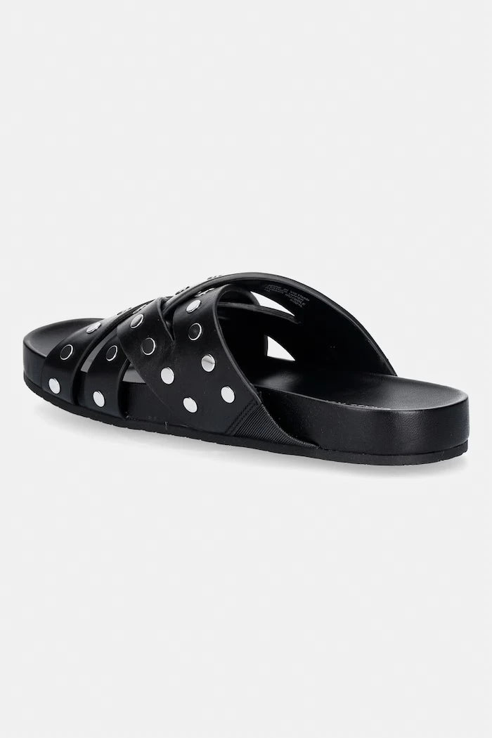 MICHAEL Michael Kors чехли дамски от кожа Irene Flat Sandal