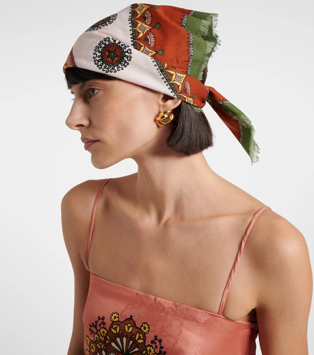 Alémais - Contina Midi fringed cotton scarf
