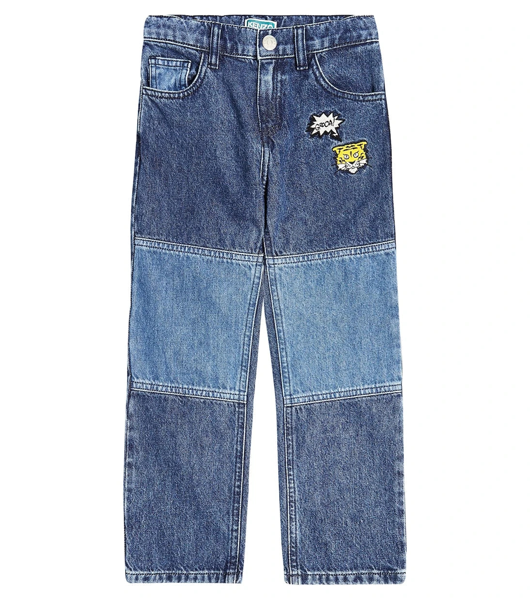 Kenzo Kids - Embroidered jeans