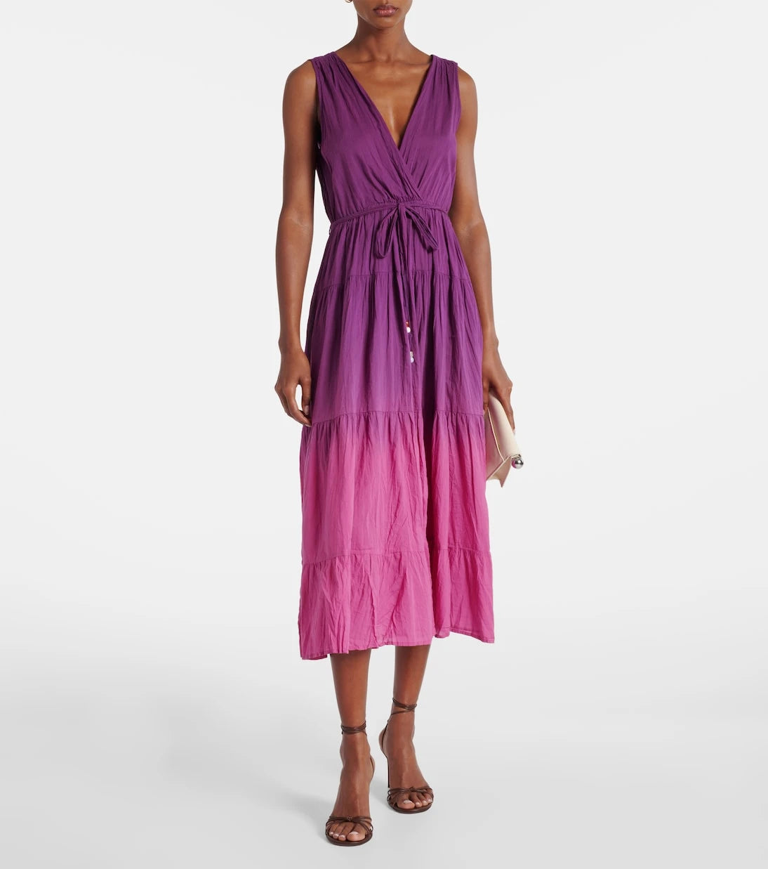 Velvet - Marilyn cotton voile midi dress