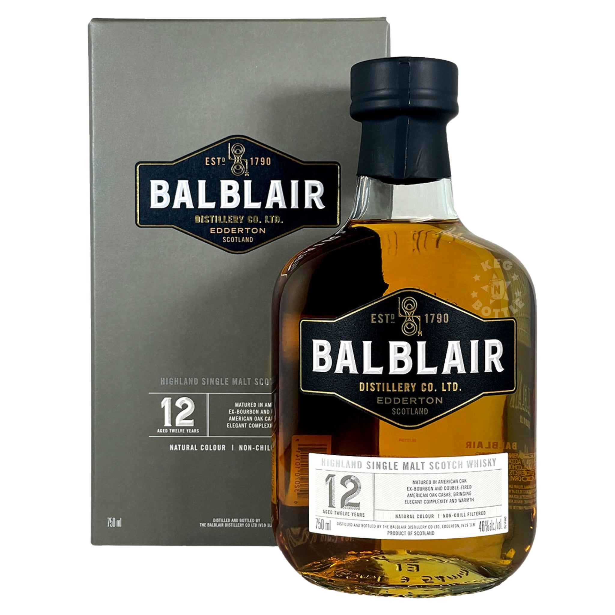 Balblair 12 Year Single Malt Scotch Whiskey (750 ml)