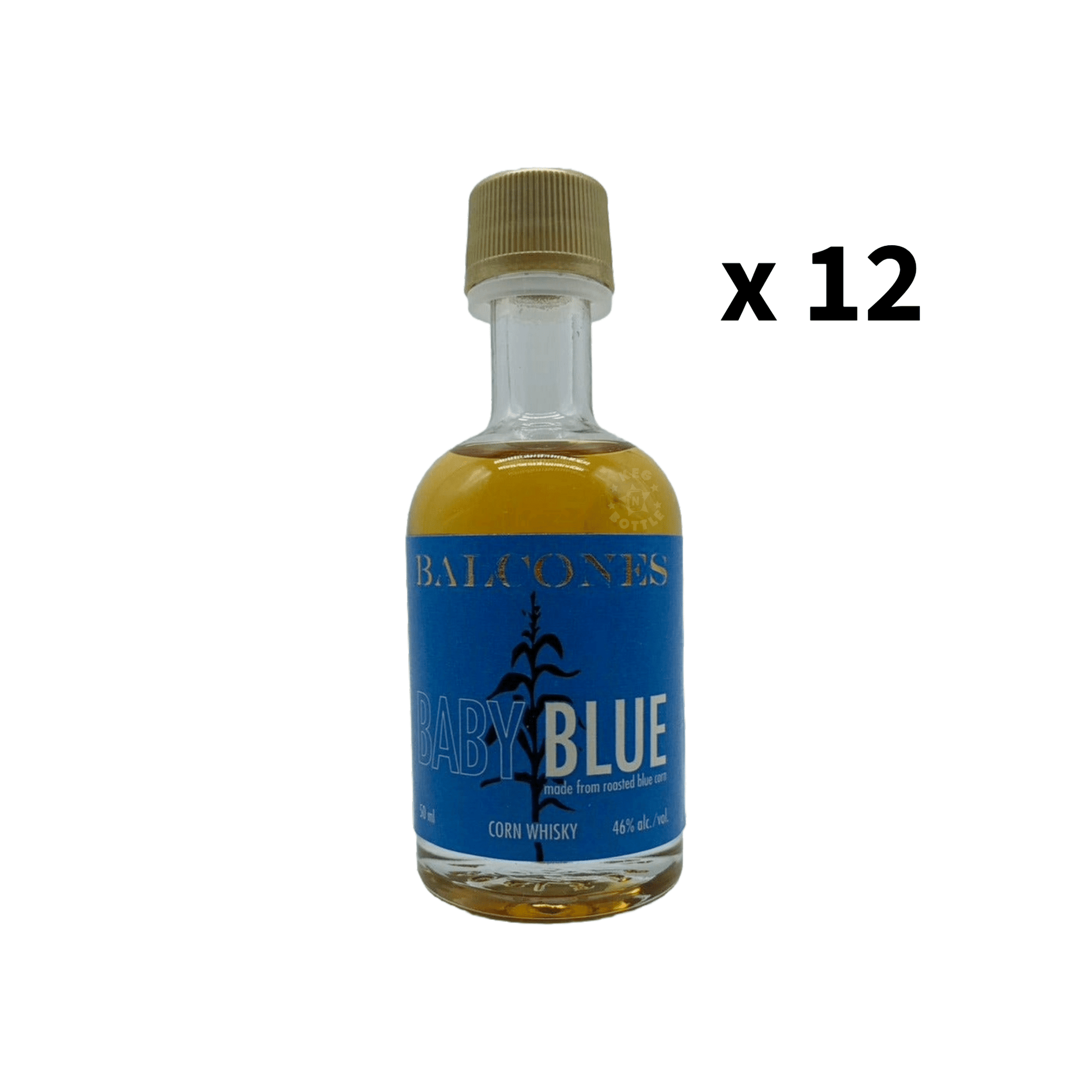 Balcones Baby Blue Texas Whiskey Miniature (12 Pack)