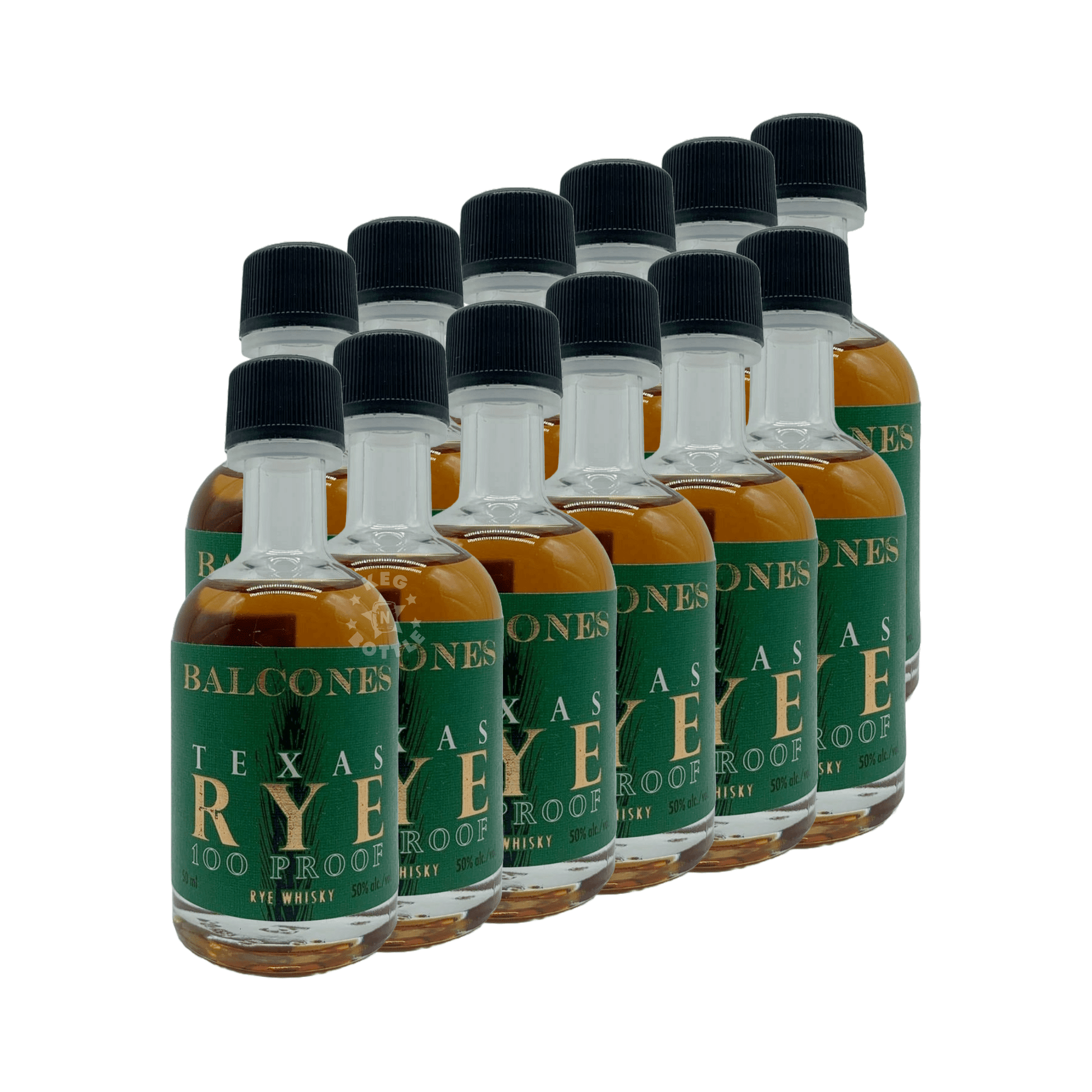 Balcones Texas Rye Whiskey Miniature (12 Pack)