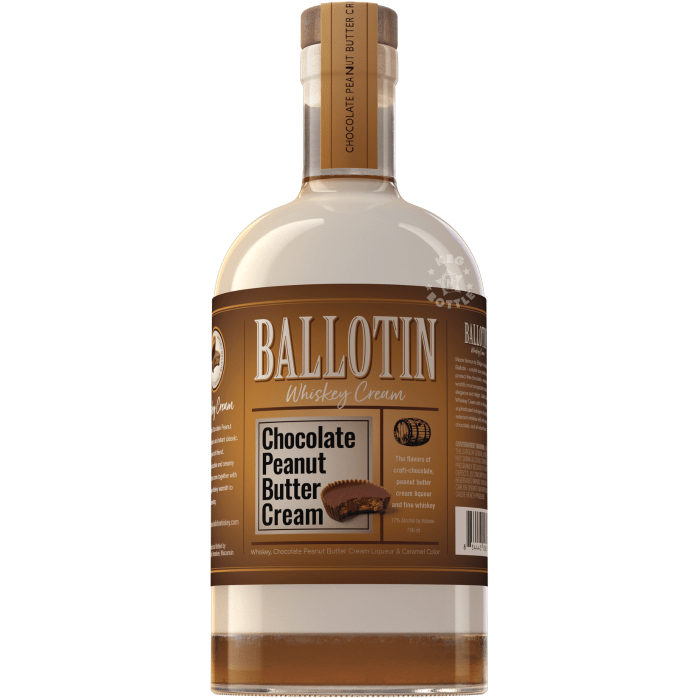 Ballotin Chocolate Peanut Butter Cream (750 mL)