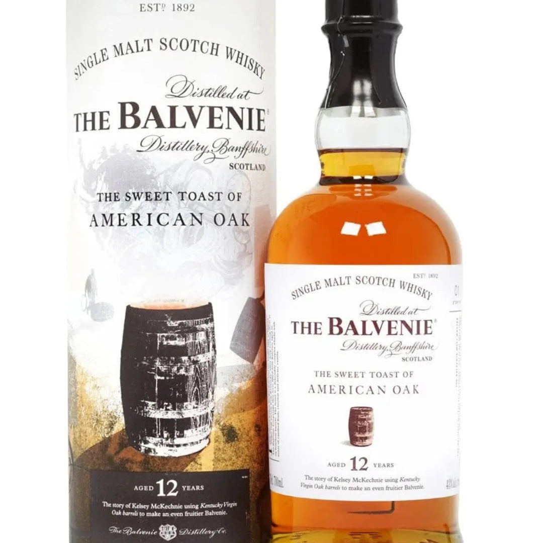 Balvenie 12 Year Old The Sweet Toast of American Oak Single Malt Whisky, 70 cl