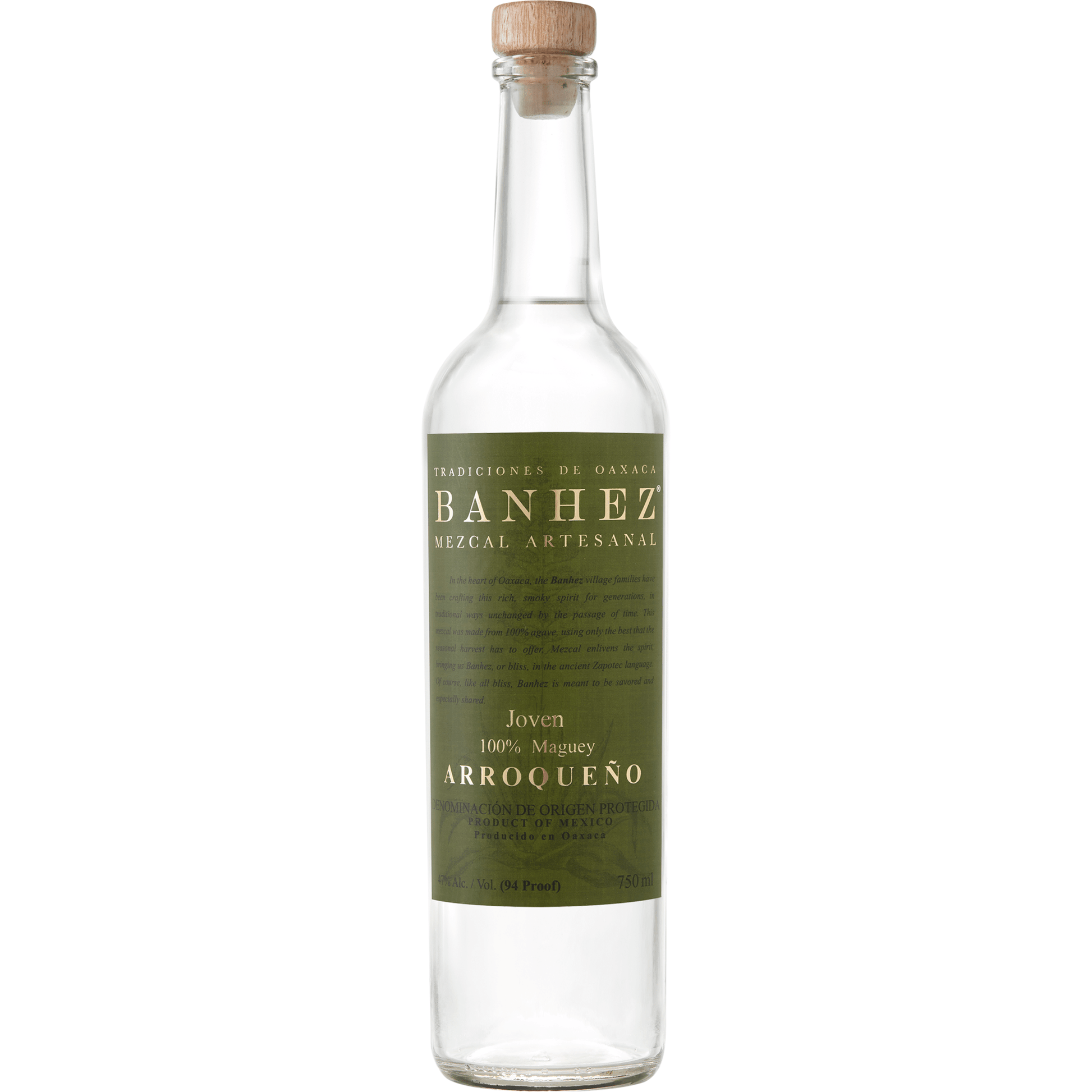 Banhez Mezcal Artesanal Arroqueño (750 ml)