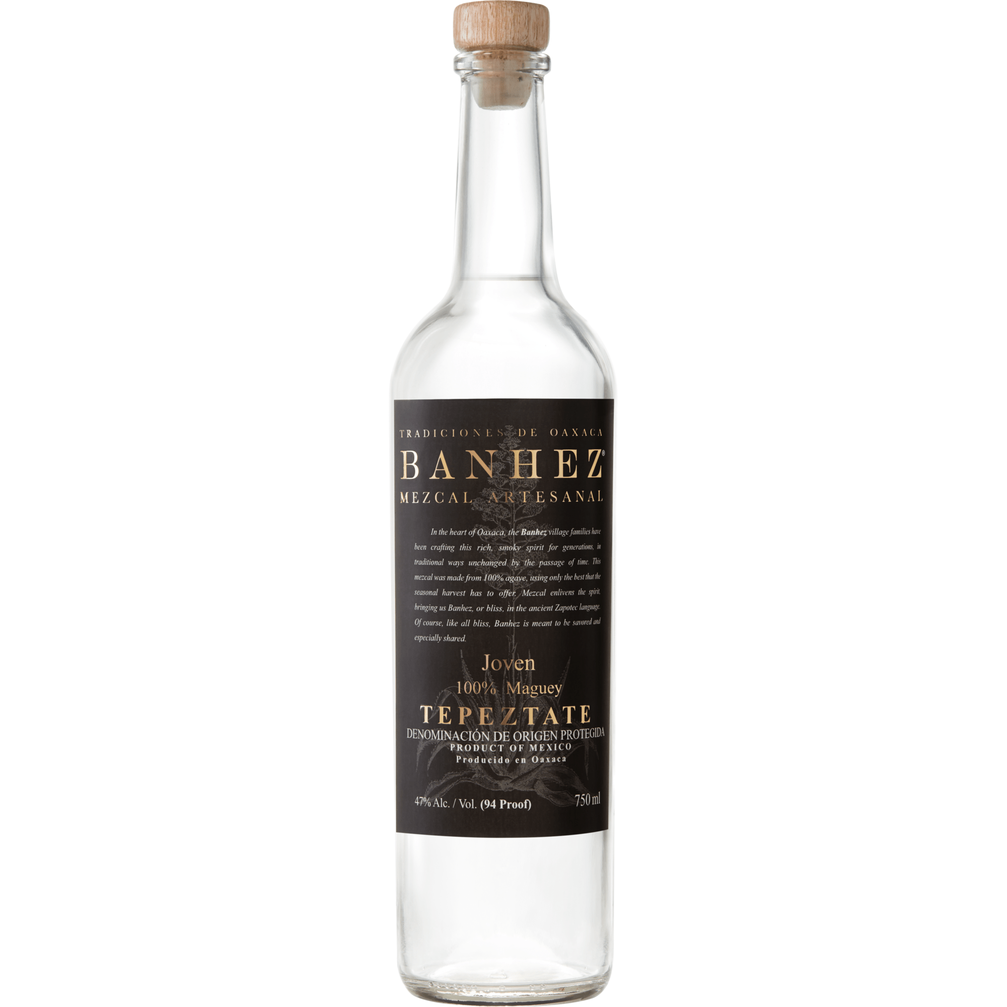 Banhez Mezcal Artesanal Tepeztate (750 ml)