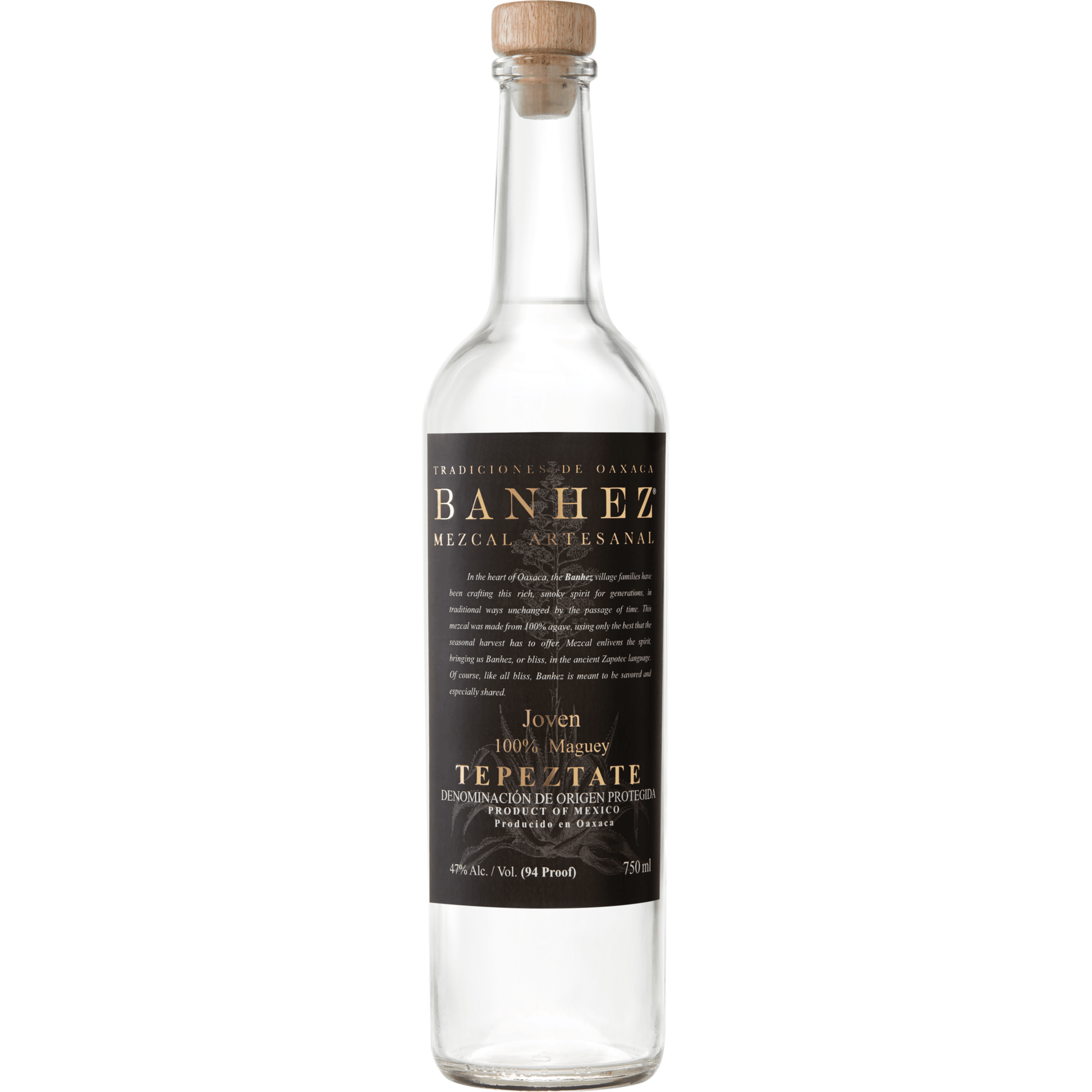 Banhez Mezcal Artesanal Tepeztate (750 ml)