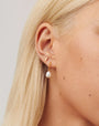 Bar Stud Earrings | 18ct Gold Vermeil Earrings Missoma 