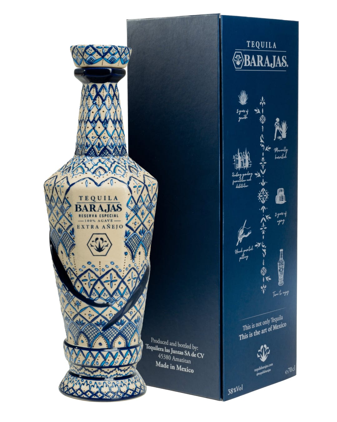 Barajas Extra Anejo Tequila, 70 cl
