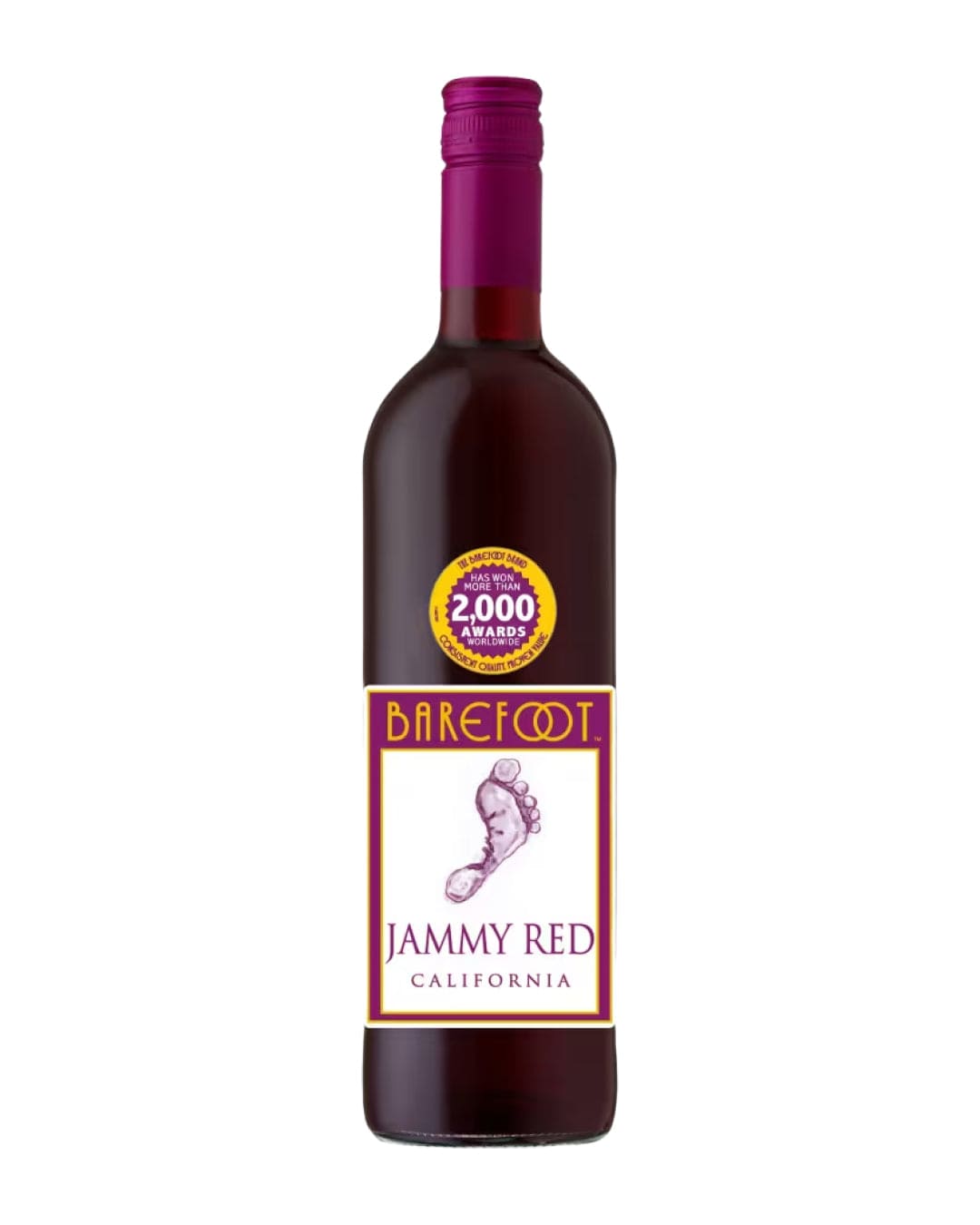 Barefoot Jammy Red, 75 cl