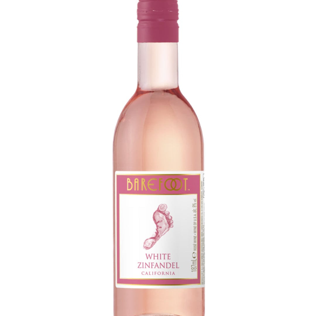 Barefoot White Zinfandel Miniture, 187 ml