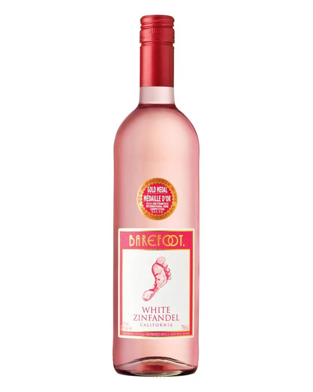 Barefoot White Zinfandel Rose Wine, 75 cl