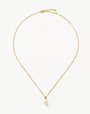Baroque Pearl Twisted Chain Necklace | 18ct Gold Plated Vermeil/Pearl Necklaces Missoma 
