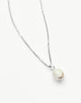 Baroque Pearl Twisted Chain Necklace | Sterling Silver/Freshwater Baroque Pearl Necklaces Missoma 
