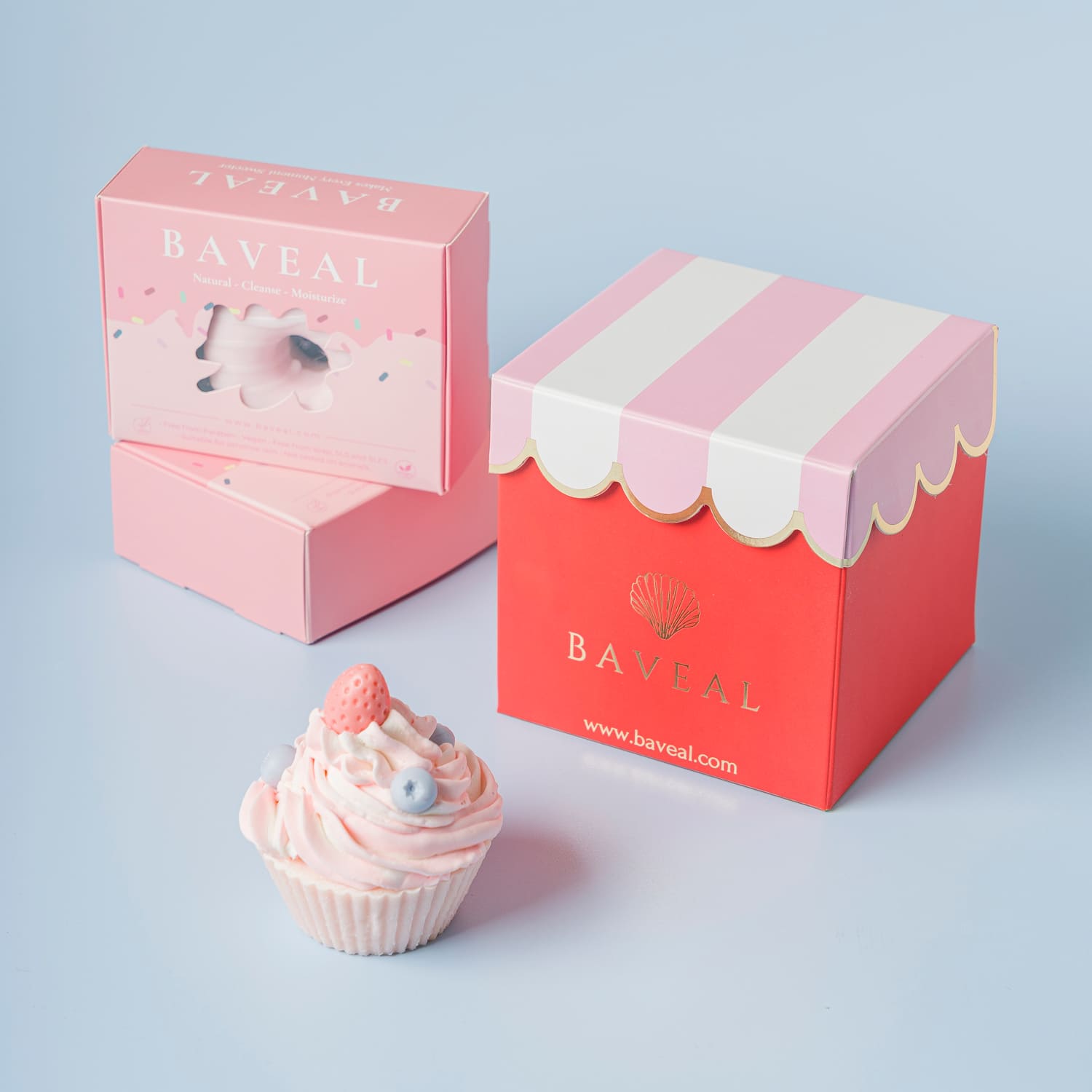 Baveal – Cake Art Hand and Body Soap with Moisturizer Design