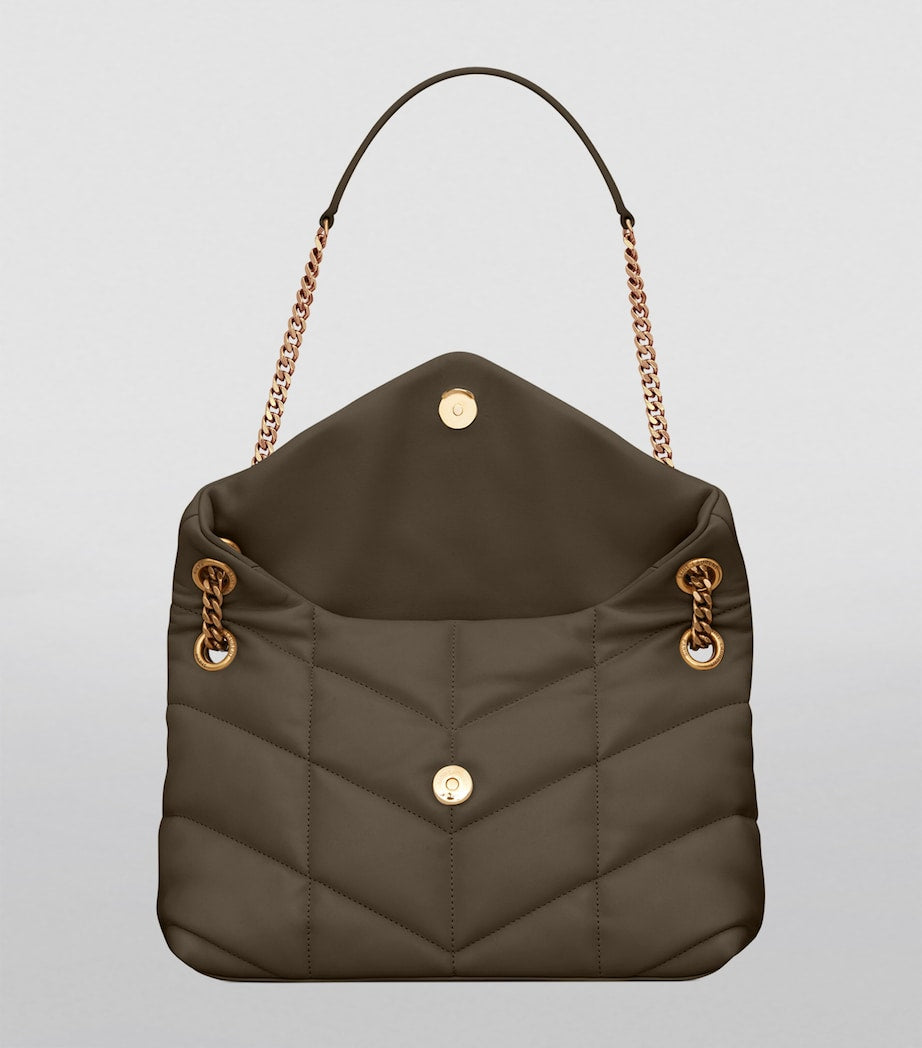 Green Small Loulou Puffer Shoulder Bag