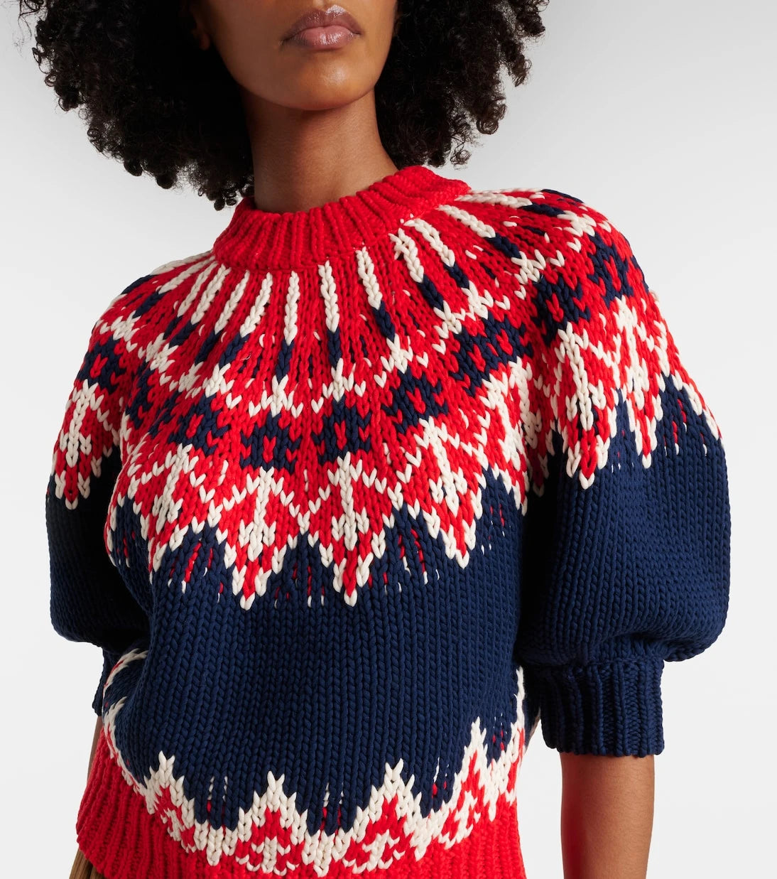 Altuzarra - Marty Fair Isle cotton sweater