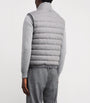 Paul & Shark Grey Wool-Cashmere Down Gilet