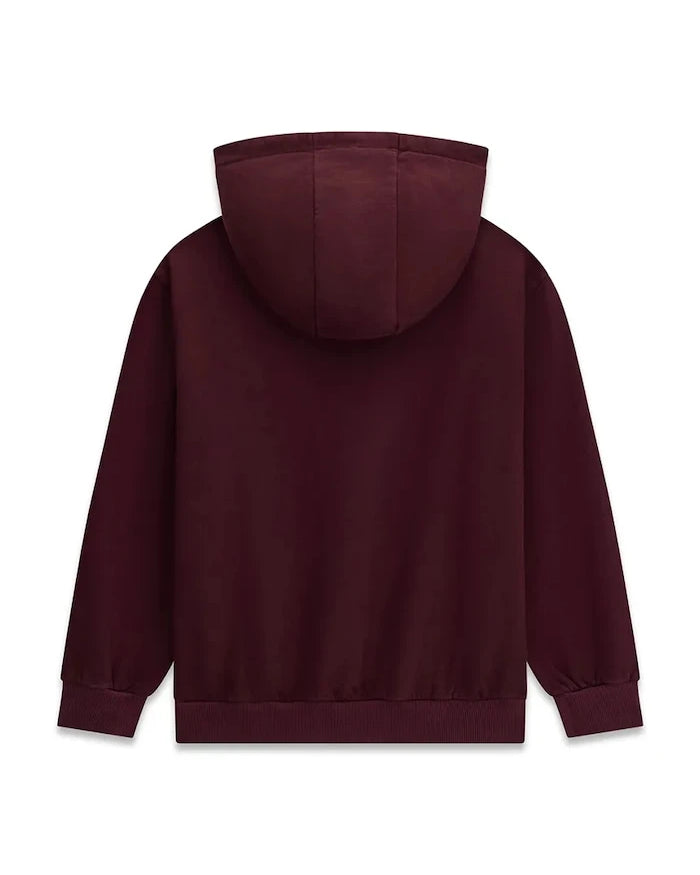 Guess çocuklar için pamuklu kapüşonlu sweatshirt