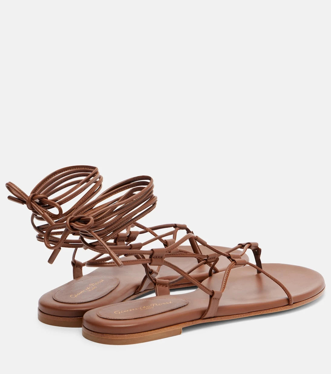 Gianvito Rossi - Leather gladiator sandals
