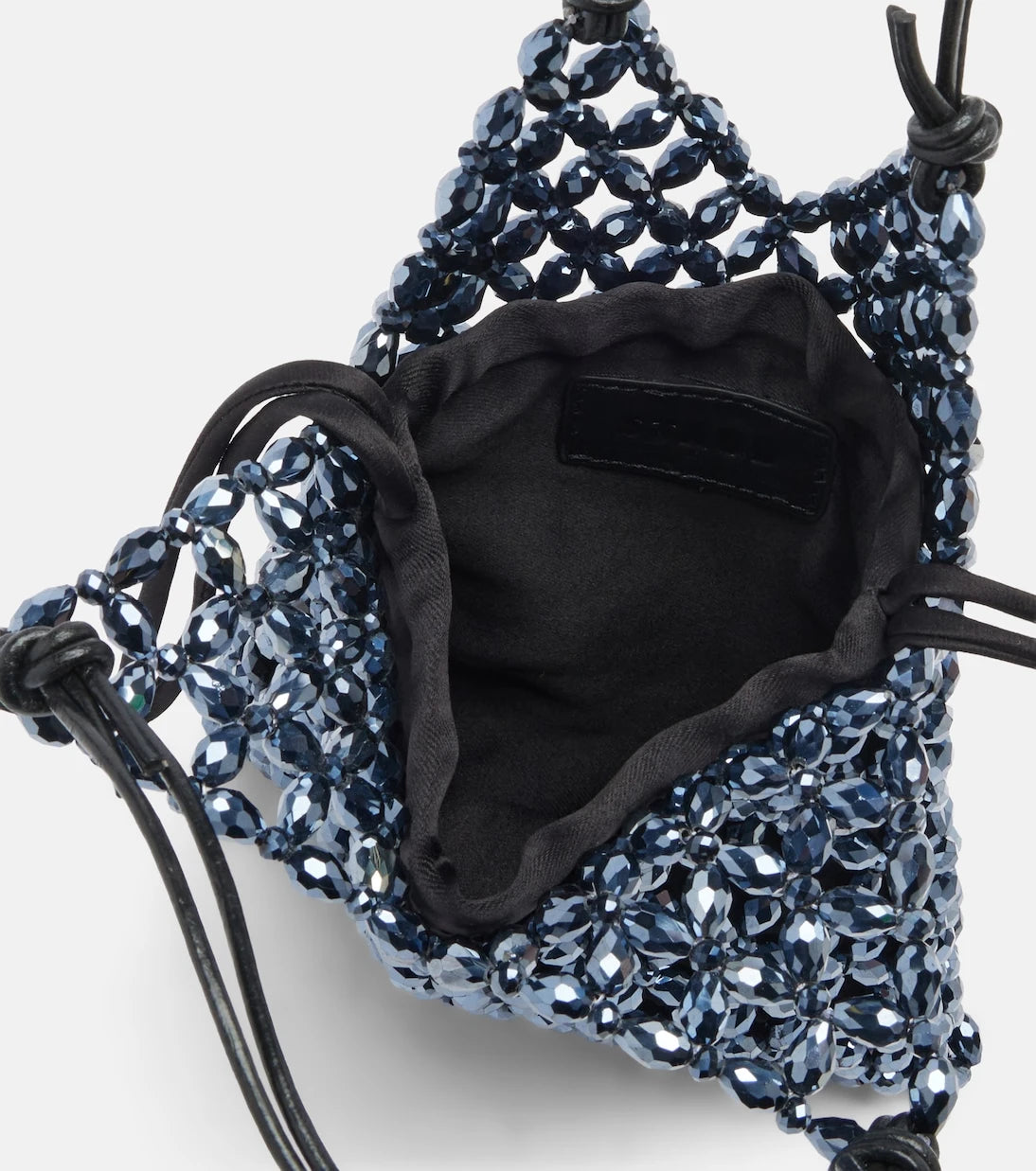 Staud - Karla beaded top-handle bag
