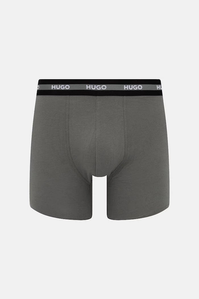 HUGO erkek pamuk elastan boxer BOXERBR TRIPL PLANET
