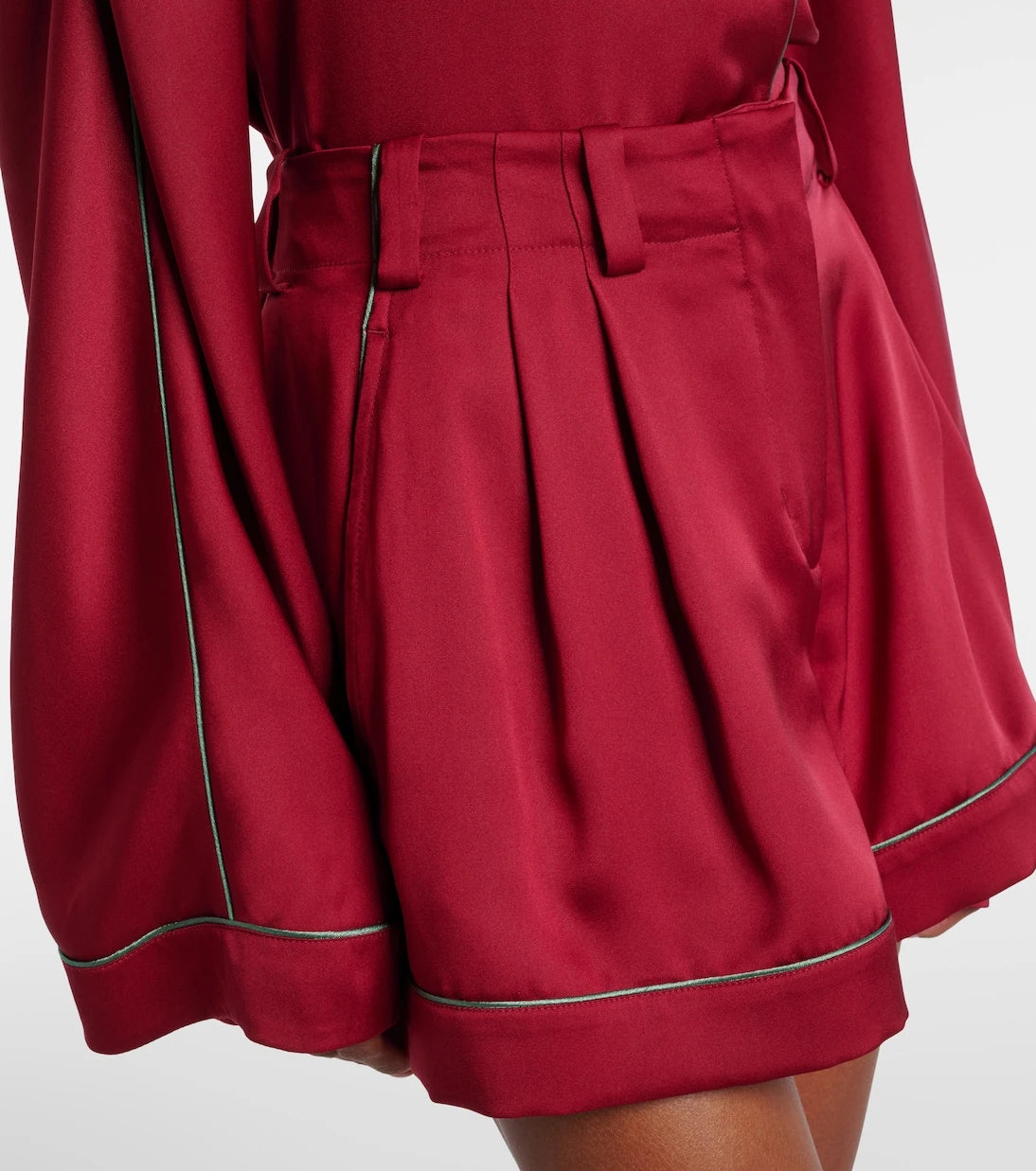 Givenchy - Silk satin shorts