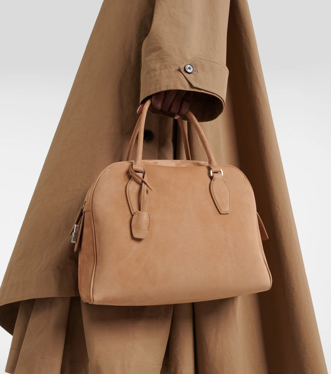 The Row - India 12.00 suede tote bag