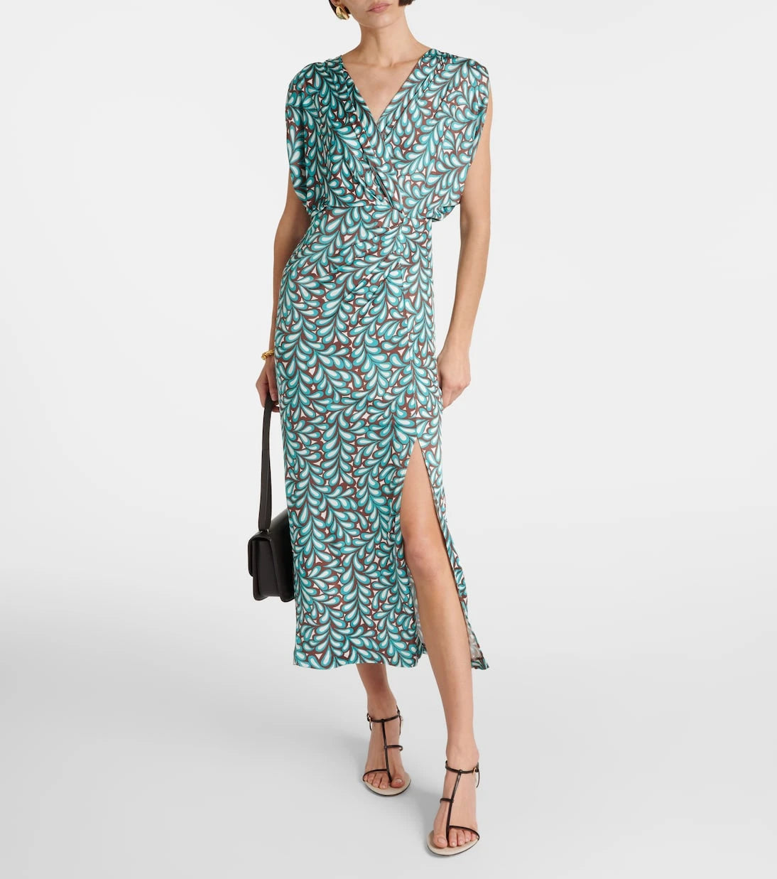 Diane von Furstenberg - Williams printed jersey midi dress