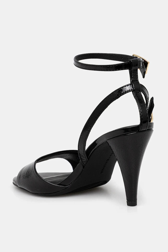 Tommy Hilfiger TH ELEGANT PATENT SANDAL İnce Topuklu Deri Ayakkabı